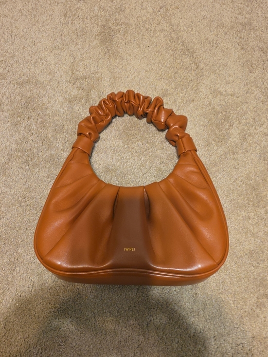 JW PEI Handbags - JW PEI Caramel Ruched Handle Shoulder Bag